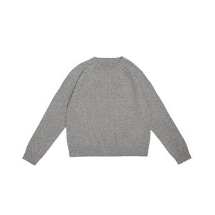 鹿王100%山羊绒衫女圆领纯色百搭简约针织衫毛衣上衣25年秋冬新款