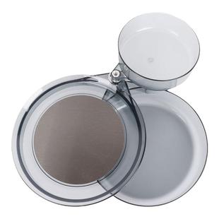 新款开饵盆全磁通用饵料盒鱼饵强磁散炮盆钓箱钓椅专用加深拉饵盘