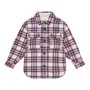 MARANT ETOILE HAVEN法式格纹大衣外套女