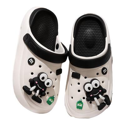 趣味DIY包头卡通洞洞鞋防滑外穿