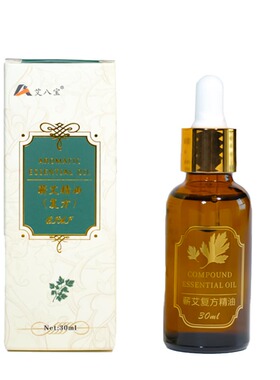 蕲艾八宝草本推拿精油渗透热效高