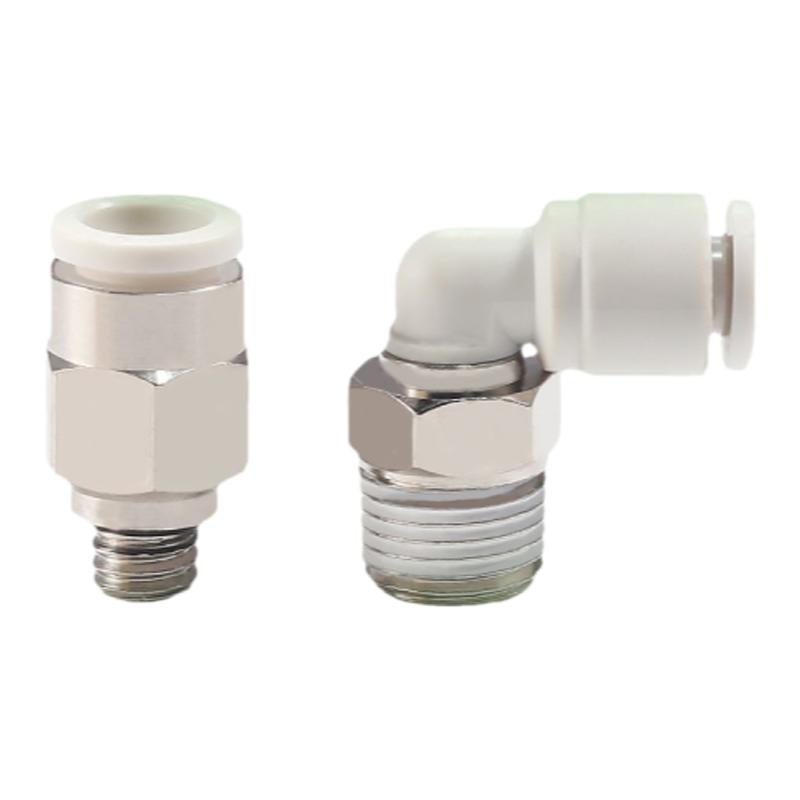 气动快速接头微型迷你接头PC4-M5/PL6-M3/POC5-M6直通气管弯接头