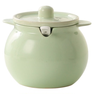 猪油罐家用陶瓷耐高温食品级盐罐装荤油辣椒罐子厨房大容量调味罐