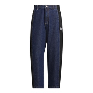 Adidas/阿迪达斯正品三叶草男士休闲牛仔宽松运动长裤KC2636