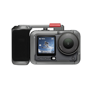 米丢适配大疆action6街拍套装超轻金属兔笼action5pro/4/3手柄拍摄快门按键保护边框相机拓展oa6防摔配件