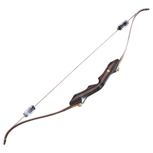 巴尔黑麋鹿美式猎弓黑寡妇工艺美猎反曲弓木质纯手工弓箭