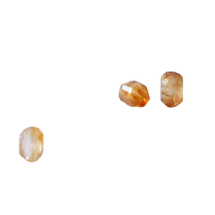 天然黄塔晶随形切面黄水晶散珠不规则雕刻件diy手串手链配饰配件