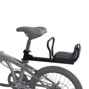 自行车后置儿童座椅折叠车宝宝坐椅适配大行自行车快拆小孩座椅