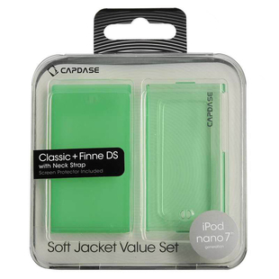 卡登仕适用于苹果 Nano7水晶壳+玲珑胶套套装Nano8保护套送膜挂绳