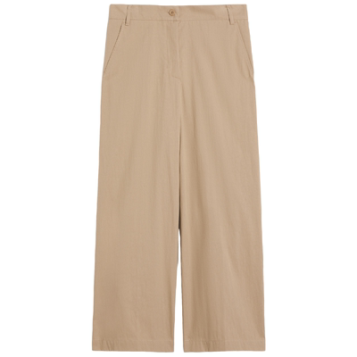 Weekend MaxMara 2026春夏新款女装棉质混纺阔腿裤5131116106&