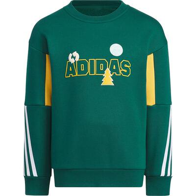 阿迪达斯官方正品小童运动卫衣