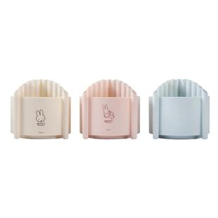 晨光 米菲有你真好 转转乐笔筒360°旋转设计内附贴纸大容量分类笔槽PP材质miffy儿童中小学生桌面收纳盒文具