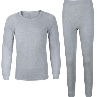 红豆居家全棉情侣保暖内衣套装