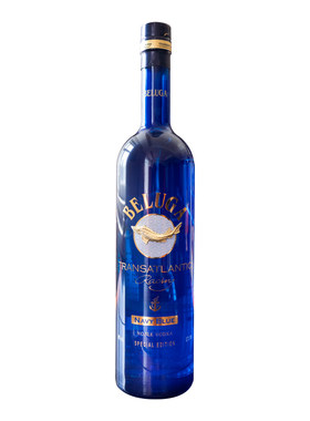 BELUGA白鲸伏特加原装进口大西洋海军蓝系列配制酒礼品礼物700ml
