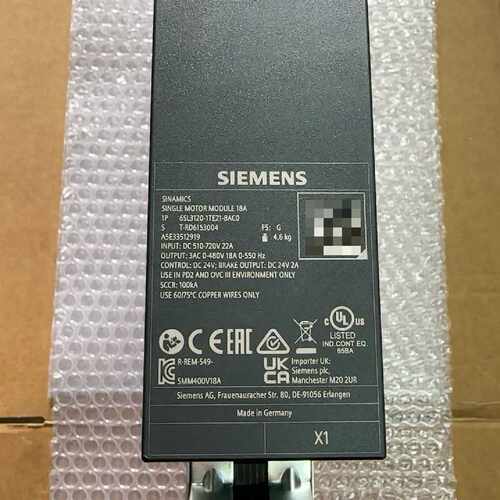 询价-未使用6SL3120-1TE21-8AC0驱动器S