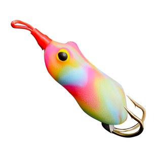 渔猎新款雷神改装雷蛙 黑金刚双钩17克远投假饵雷强黑鱼路亚饵