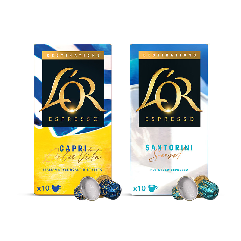 风味之旅系列进口L′or胶囊咖啡10粒装 适配Nespresso 咖啡机