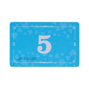 麻将筹码卡棋牌室专用筹码卡片磨砂加厚款防伪筹码卡定制防水筹码