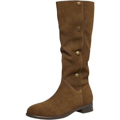 TATA他她靴子2025冬季新款时装靴百搭女鞋长靴厚底长筒靴YYN01DG5