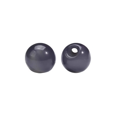 盘扣扣子玉石小纽扣新中式珠子装饰配件灰色绿色红色紫色蓝色旗袍