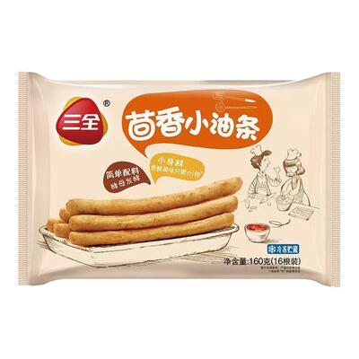 三全茴香小油条160g早餐半成品