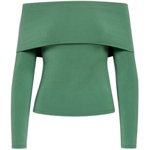 加拿大aritzia babaton 露肩一字肩长袖T恤120065