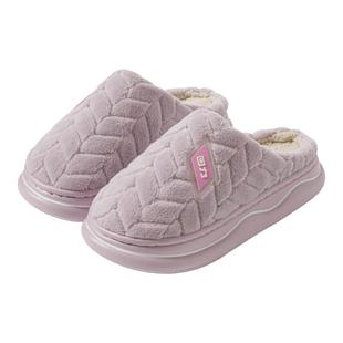 回力棉拖鞋女士2025新款冬季室内家居厚底防滑加绒保暖男棉鞋春秋