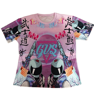 御系萝莉 武士道短袖2020夏季新款t恤女ins宽松百搭动漫半袖上衣