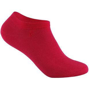 polo红袜子男士短筒袜纯棉本命年春夏季薄款全棉结婚庆红色男船袜