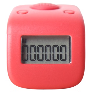 一心计数器手按读数念数充电电子数显指环戒指型手指点数记数器