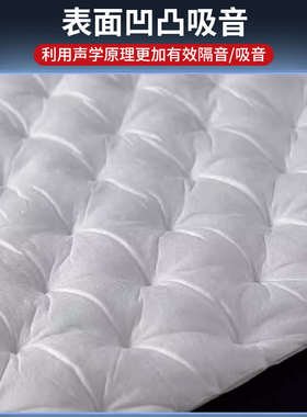 汽车隔音棉环保阻燃吸音棉加厚白色降噪棉四门地板后备箱止震板