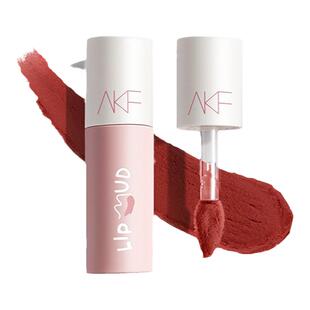 akf唇泥口红唇釉哑光小众品牌平价学生女素颜m01奶茶色吃土09