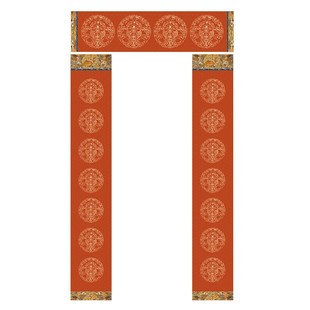 2026蜡染绢布复古对联纸微喷春联纸自写古风创意对联空白手写福字