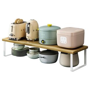 厨房台面置物架台面分层隔板架子橱柜内碗碟调味料分层小置物架