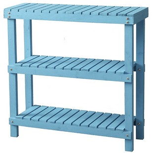 新款阳台立体木花架多层落地式创意花卉架子多肉实木置物架省空间