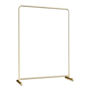 服装店展示架落地式女装货架金色挂衣架陈列组合店面侧挂专用架子