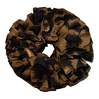 高品质手工豹纹绣球花发圈