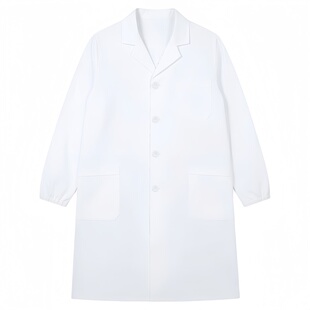实验室专用白大褂男女款定制学校大学生化学实验课工作服长袖外套