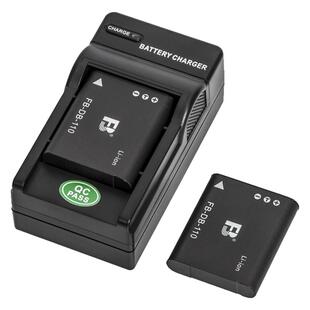 FB/沣标DB-110两电池+充电器套装GR3X高容量GRIII理光相机GR3备用电池Ricoh理光DB110数码照相机座充备电配件