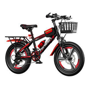 永久儿童自行车碟刹减震山地车男孩变速6-12岁中大童学生脚踏车女