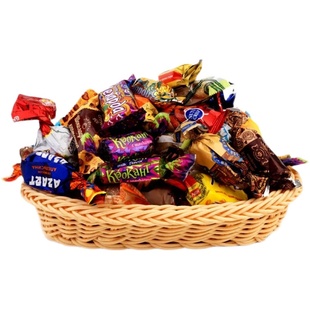 俄罗斯进口紫皮糖混合装巧克力威化年货喜糖果散装高端网红零食品