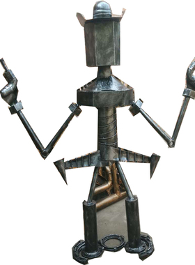 酒吧复古风咖啡厅机械工艺品