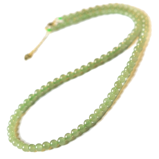 和田玉项链女男和田冰晴水手串玉石散珠子手链吊坠手镯锁骨链颈链