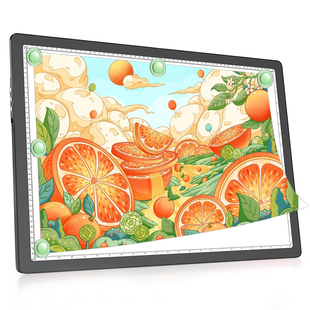 好笔迹LED充电拷贝台透写台A2国画专业级画画拷贝板透光板临摹绘画神器透图板拓图板拓写透台板手抄报发光板