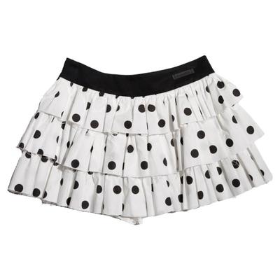 Studio1till8波点毛边半裙