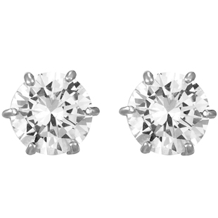 【潮WOO专属】S925 Zircon Earring 纯银钻石耳钉男女hiphop 锆石