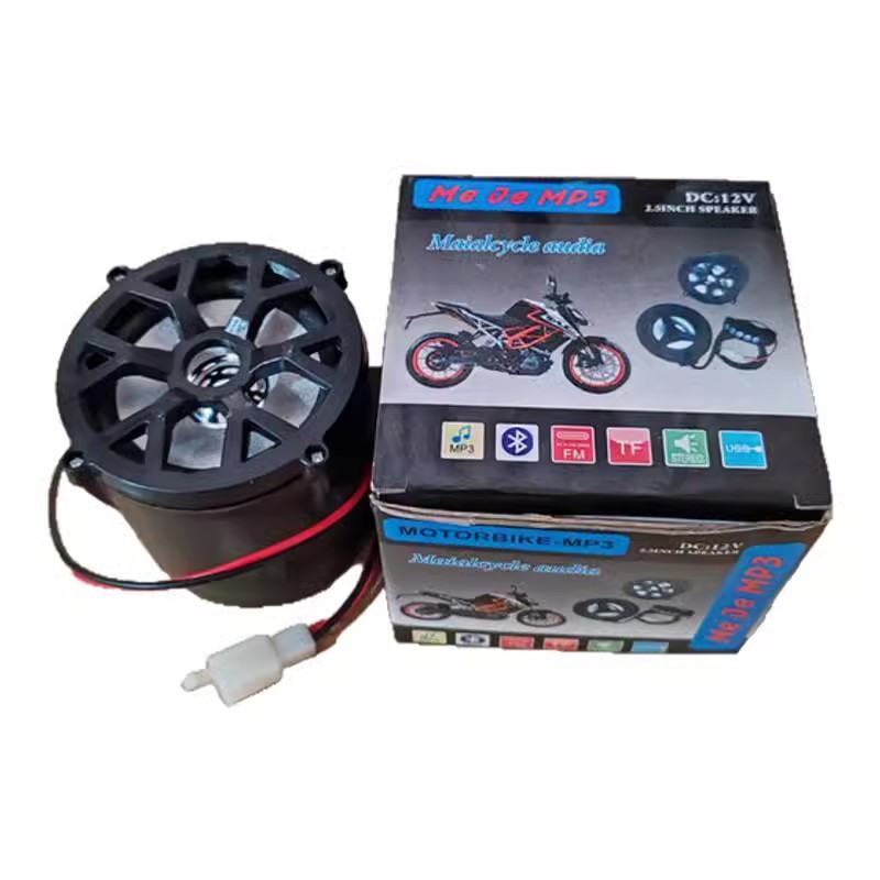 电动车载蓝牙音响12v24V72V摩托车低音炮防水大音量新款通用包邮