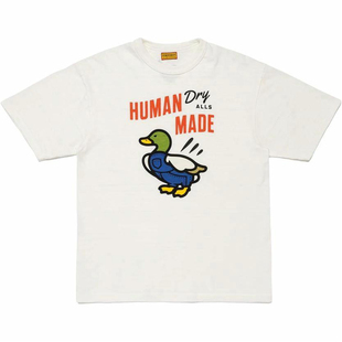 HUMAN MADE SS26 鸭子印花logo柔软圆领短袖T恤纯棉 男女同款