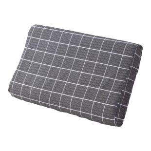 拉链式全棉乳胶枕套4060乳胶枕芯套波浪形记忆枕套单人斜纹枕头套