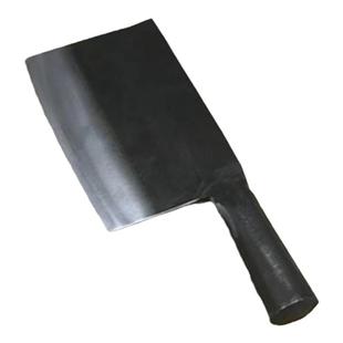 老式锻打安钢菜刀切片刀斩骨刀弹簧钢老式铁刀一体斩切两用刀加厚